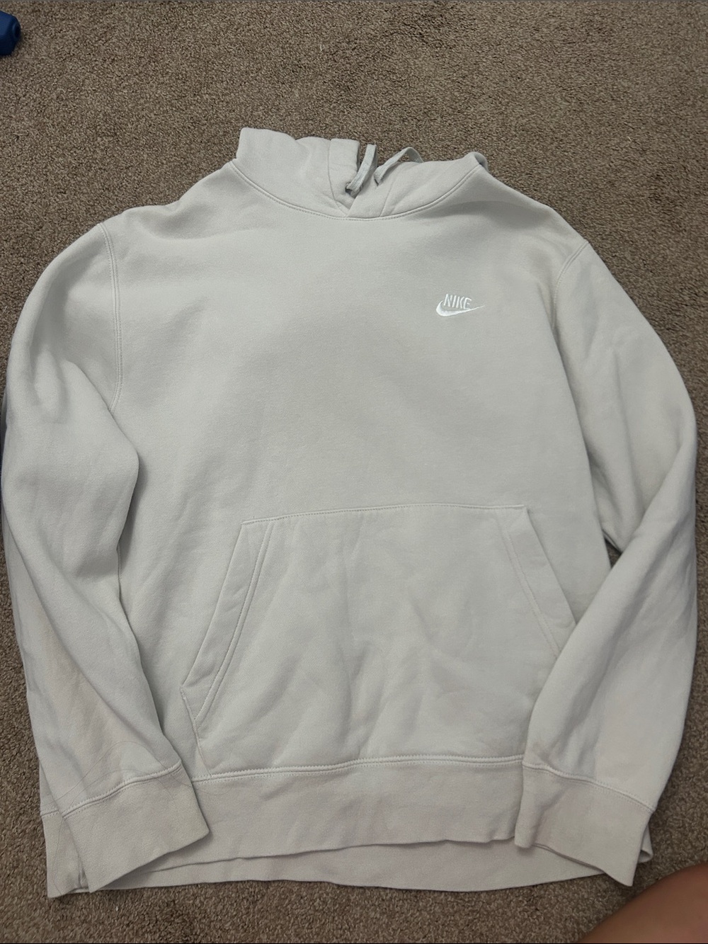 Nike Men’s Light Beige Pullover Hoodie